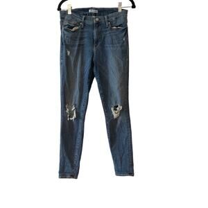 Good American Good Legs Distressed Skinny Jean Style GAGL899 Women's Size 8/29
